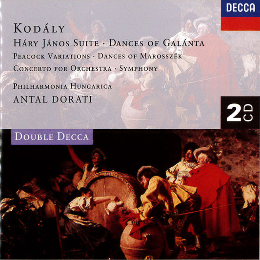 Kodály* - Philharmonia Hungarica, Antal Dorati : Háry János Suite · Dances Of Galánta / Peacock Variations · Dances Of Marosszék / Concerto For Orchestra · Symphony (2xCD, Comp, RM)