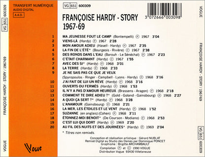 Françoise Hardy : Story 1967-69 Remix 90 Versions Originales (CD, Comp)