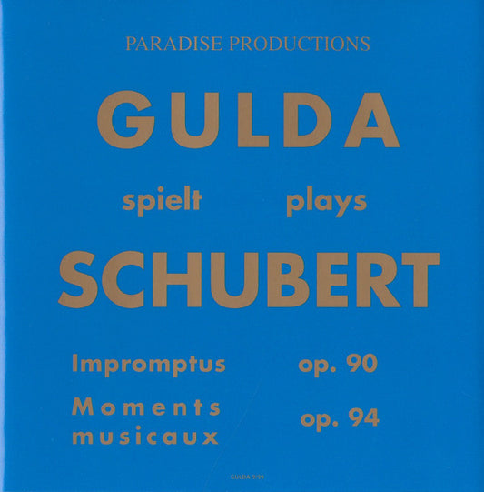 Friedrich Gulda Spielt/Plays Franz Schubert : Impromptus Op. 90, Moments Musicaux Op. 94 (CD, Album)