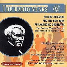 Arturo Toscanini And New York Philharmonic : The General Motors Concert Broadcasted On March 1, 1936 (CD, Mono)