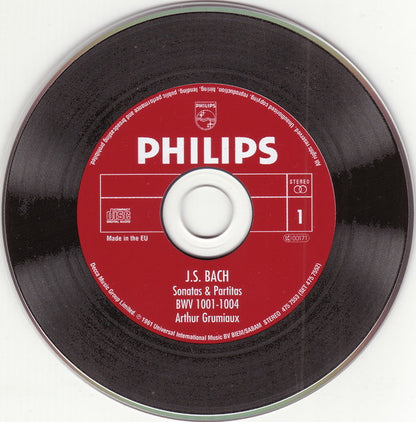 Bach*, Arthur Grumiaux : Sonatas & Partitas (2xCD, Comp, RE, RM)