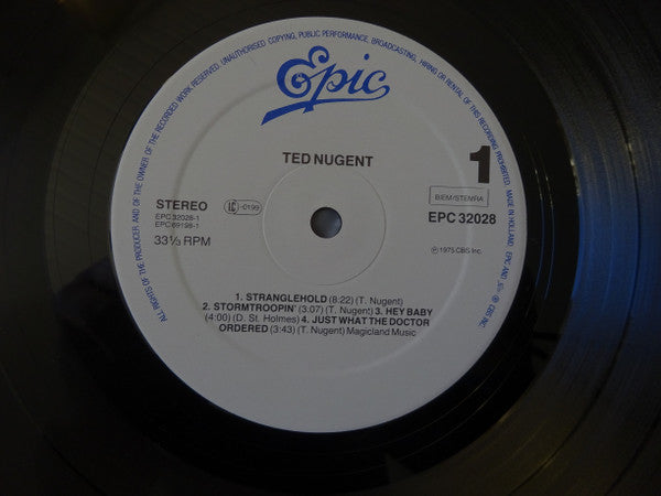 Ted Nugent : Ted Nugent (LP, Album, RE)
