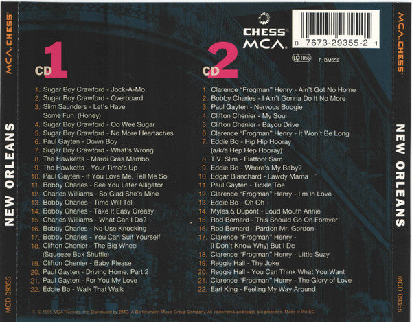 Various : Chess New Orleans (2xCD, Comp, RM)