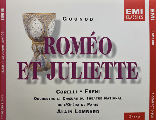 Charles Gounod / Franco Corelli • Mirella Freni • Orchestre National De L'Opéra De Paris • Alain Lombard : Roméo Et Juliette (2xCD, Album, RE + Box)