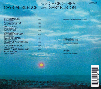 Gary Burton / Chick Corea : Crystal Silence (CD, Album, RE)