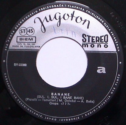 777 (4) : Banane (7", Single)