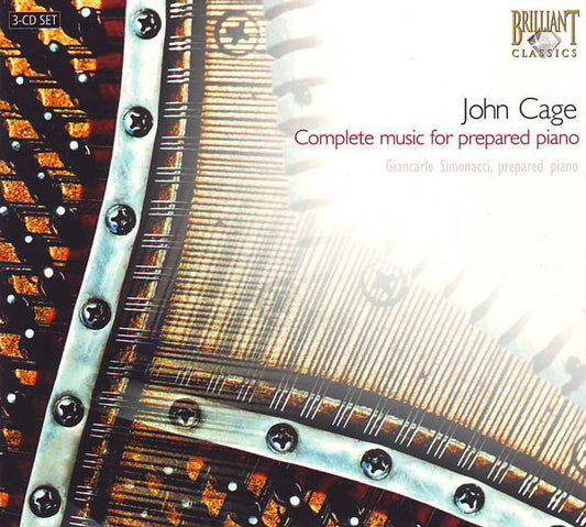 John Cage, Giancarlo Simonacci : Complete Music For Prepared Piano (3xCD, Dig)