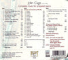 John Cage, Giancarlo Simonacci : Complete Music For Prepared Piano (3xCD, Dig)