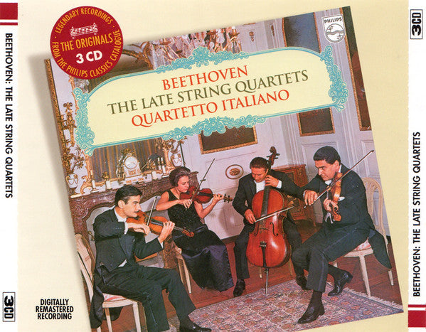 Beethoven* - Quartetto Italiano : The Late String Quartets (3xCD, Comp, RE, RM)