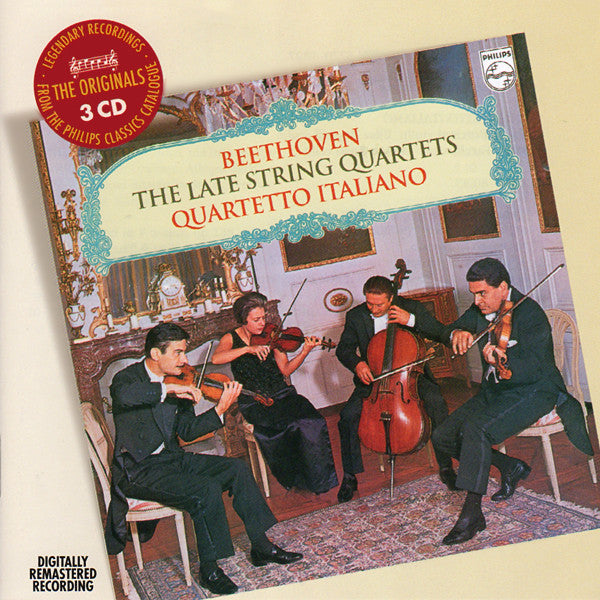 Beethoven* - Quartetto Italiano : The Late String Quartets (3xCD, Comp, RE, RM)