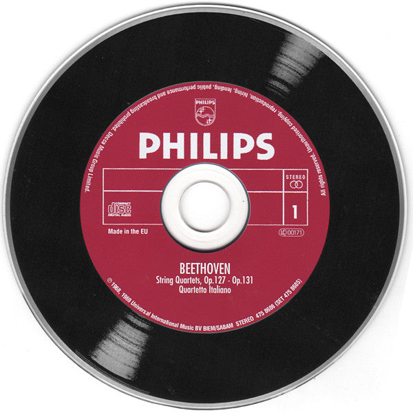 Beethoven* - Quartetto Italiano : The Late String Quartets (3xCD, Comp, RE, RM)
