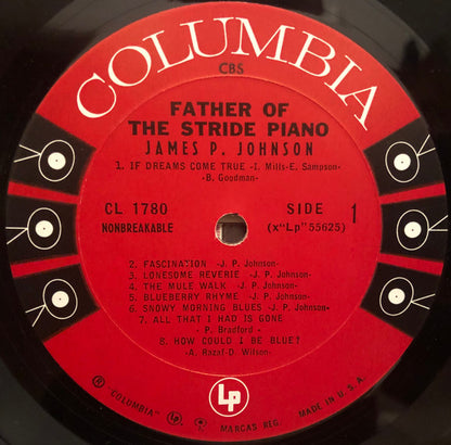 James Price Johnson : Father Of The Stride Piano (LP, Mono)