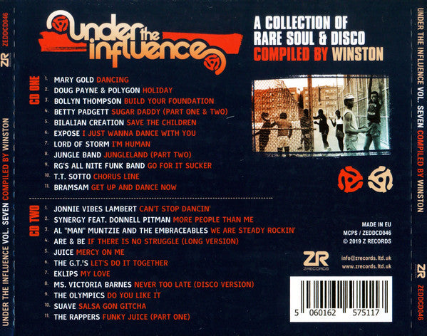 Winston (10) : Under The Influence Volume Seven (A Collection Of Rare Soul & Disco) (2xCD, Comp)