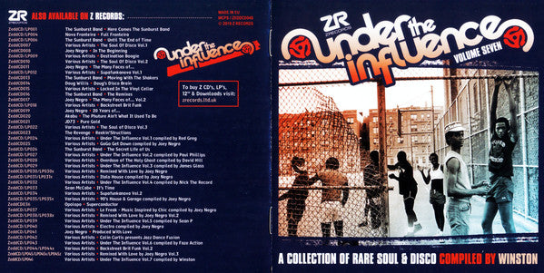 Winston (10) : Under The Influence Volume Seven (A Collection Of Rare Soul & Disco) (2xCD, Comp)