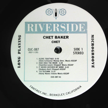 Chet Baker : Chet (LP, Album, RE)