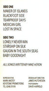 Mike Heron (2) : The Glenrow Tapes (Cass, Album)