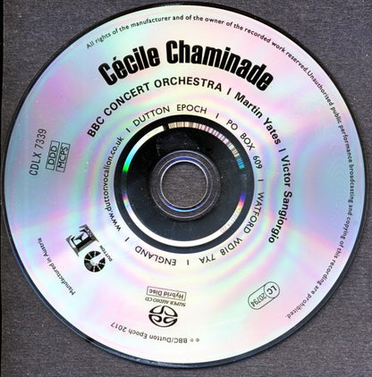 Cécile Chaminade, BBC Concert Orchestra : Callirhoë: Ballet Symphonique - Concertstück For Piano And Orchestra (SACD, Hybrid, Multichannel, Album, Quad)