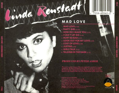 Linda Ronstadt : Mad Love (CD, Album, RE, Spe)
