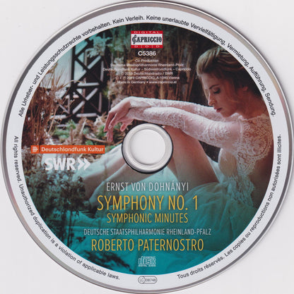 Ernst von Dohnányi, Deutsche Staatsphilharmonie Rheinland-Pfalz*, Roberto Paternostro : Symphony No. 1 / Symphonic Minutes (CD)