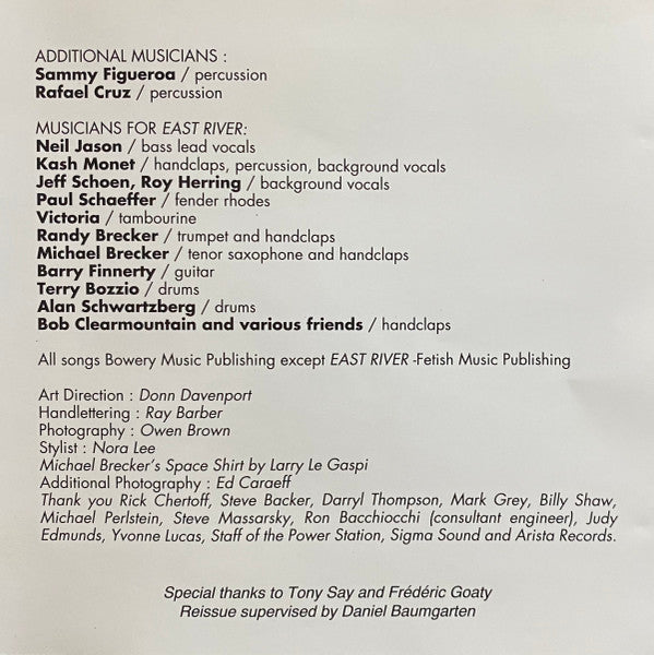 The Brecker Brothers : Heavy Metal Be-Bop (CD, Album, RE)