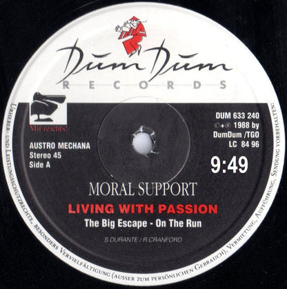 Moral Support : Living With Passion (12")