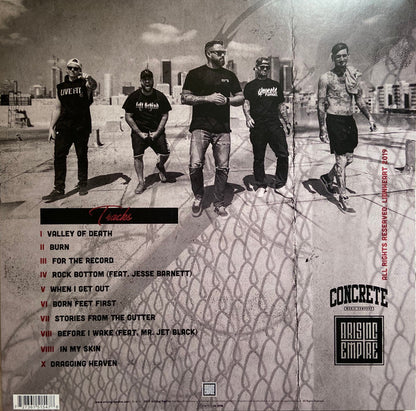 Lionheart (10) : Valley Of Death (LP, Album, Whi)