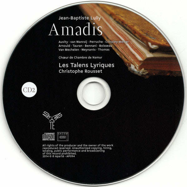 Jean-Baptiste Lully – Les Talens Lyriques, Christophe Rousset : Amadis (3xCD, Album, Ltd, Num)