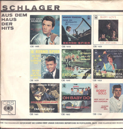 Bobby Solo : Ich Bin Verliebt In Dich Christina / Komm Zu Mir My Love (Meglio Non Parlar) (7", Single)