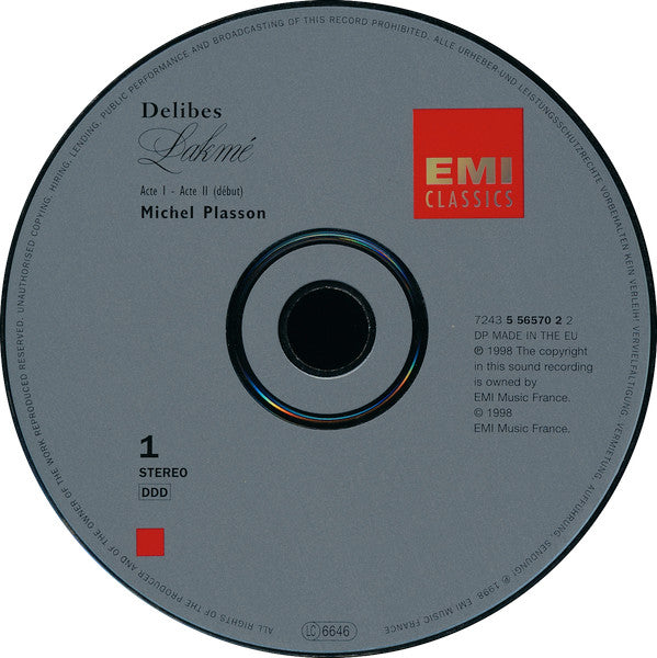 Léo Delibes / Natalie Dessay, Gregory Kunde, José van Dam, Chœur Du Capitole De Toulouse & Orchestre National Du Capitole De Toulouse, Michel Plasson : Lakmé (2xCD, RE)