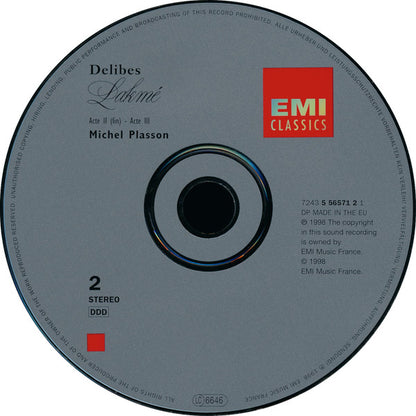 Léo Delibes / Natalie Dessay, Gregory Kunde, José van Dam, Chœur Du Capitole De Toulouse & Orchestre National Du Capitole De Toulouse, Michel Plasson : Lakmé (2xCD, RE)