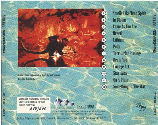 Nirvana : Nevermind (CD, Album, Ltd, Num, RE, Gol)