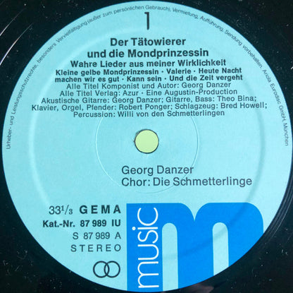 Georg Danzer : Der Tätowierer Und Die Mondprinzessin (LP, Album)