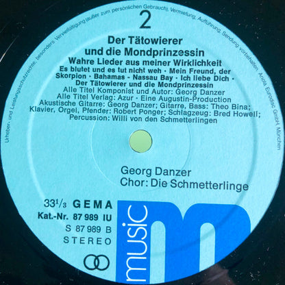 Georg Danzer : Der Tätowierer Und Die Mondprinzessin (LP, Album)