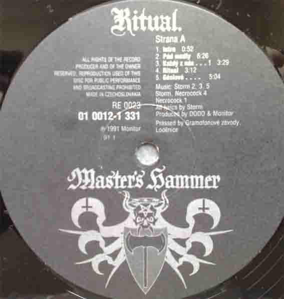 Master's Hammer : Ritual. (LP, Album)