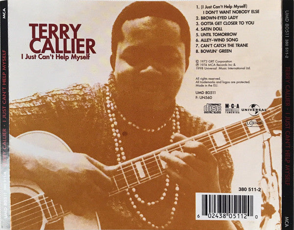 Terry Callier : I Just Can't Help Myself (CD, Album, RE)