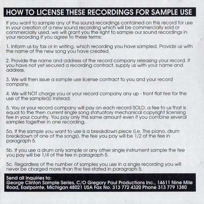 George Clinton : Sample Some Of Disc Sample Some Of Dat (CD, Album)