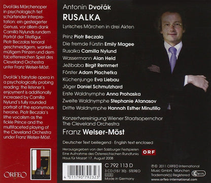 Dvořák* - Nylund* •  Beczala* •  Remmert* •  Held* •  Magee* •  The Cleveland Orchestra •  Franz Welser-Möst : Rusalka (3xCD, Album)
