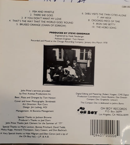 John Prine : Bruised Orange (CD, Album, RE)