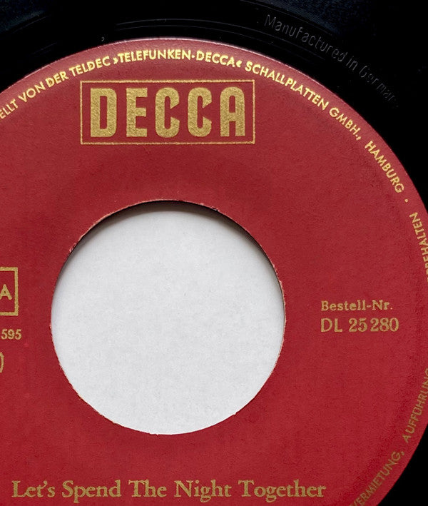 The Rolling Stones : Let's Spend The Night Together / Ruby Tuesday (7", Single)