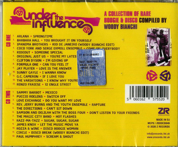 Woody Bianchi : Under The Influence Volume Eight (A Collection Of Rare Boogie & Disco) (2xCD, Comp)