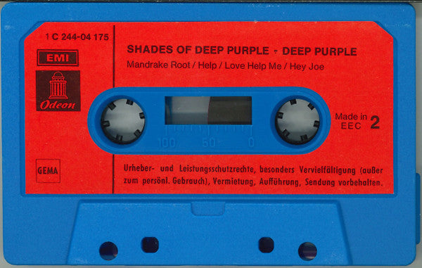 Deep Purple : Shades Of Deep Purple (Cass, Album)