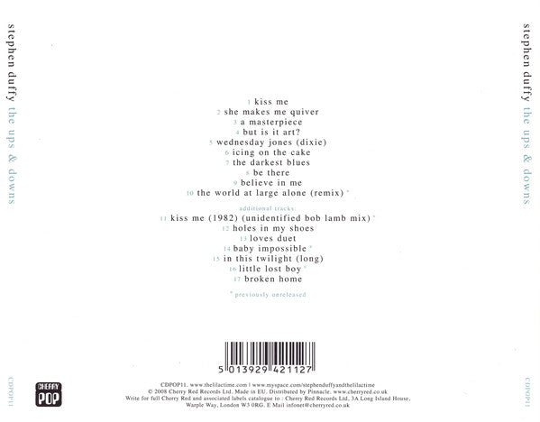Stephen Duffy : The Ups & Downs (CD, Album, RE, RM)