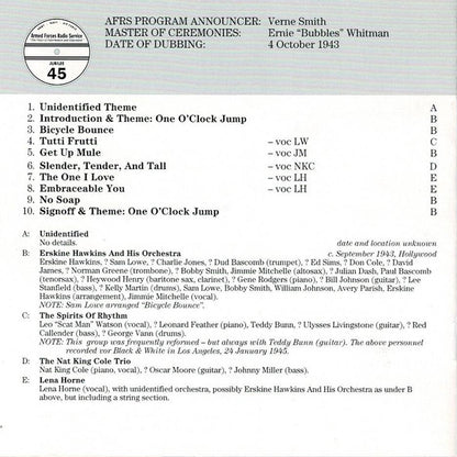 Various : The Best Of AFRS Jubilee Volume 6 No. 45 & 151 (CD, Comp, Mono)
