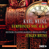 Karl Weigl - Jürgen Bruns, Staatsphilharmonie Rheinland-Pfalz : Symphonien Nr.4 & 6 (CD, Album)