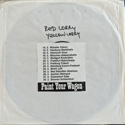 Red Lorry Yellow Lorry : Paint Your Wagon (LP, Album, Promo + 7" + Ltd)