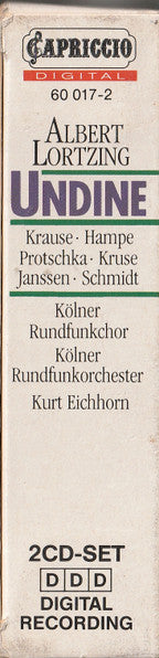 Albert Lortzing, Kölner Rundfunkchor, Kölner Rundfunkorchester*, Kurt Eichhorn : Undine (2xCD)