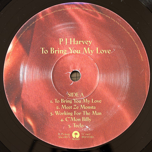 PJ Harvey : To Bring You My Love (LP, Album)