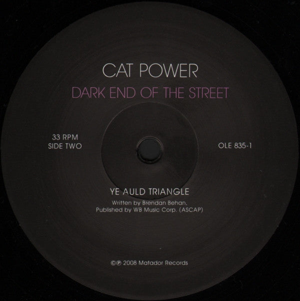 Cat Power : Dark End Of The Street (2x10", EP)