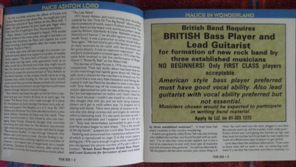 Paice Ashton & Lord : Malice In Wonderland (CD, Album, RE, RM, Spe)