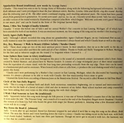 Sally Rogers And Claudia Schmidt : Closing The Distance (CD, Album)